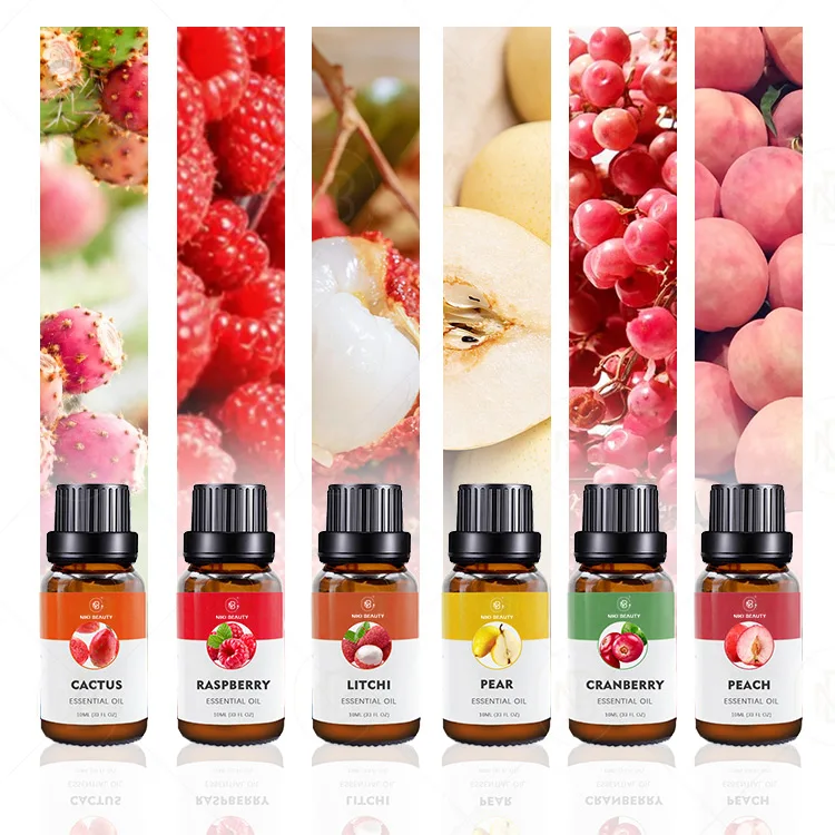 Private Label Bulk Organic Vegan Raspberry Litchi Cranberry Apple Fruit Essential Oil