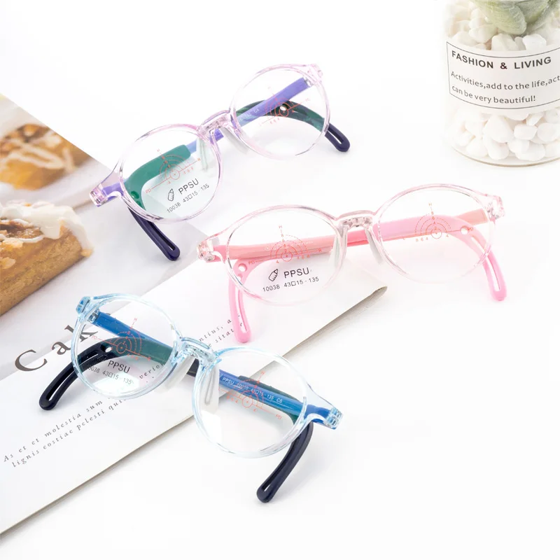 Premium Kids Glasses with Silicone Nose Pads