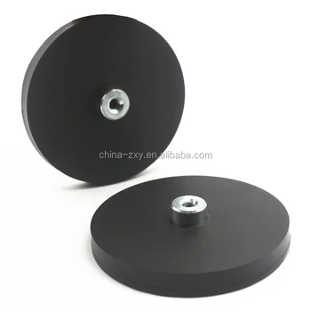 Rubber coated neodymium magnet magnetic base/bracker/holder D22/31/43/45/50/66/88 mm