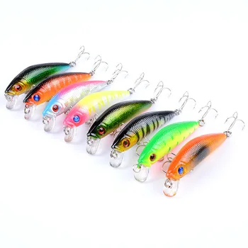 Alpha Cheap Floating Hard Lures Baits 7cm Little Minnow Fishing Lure