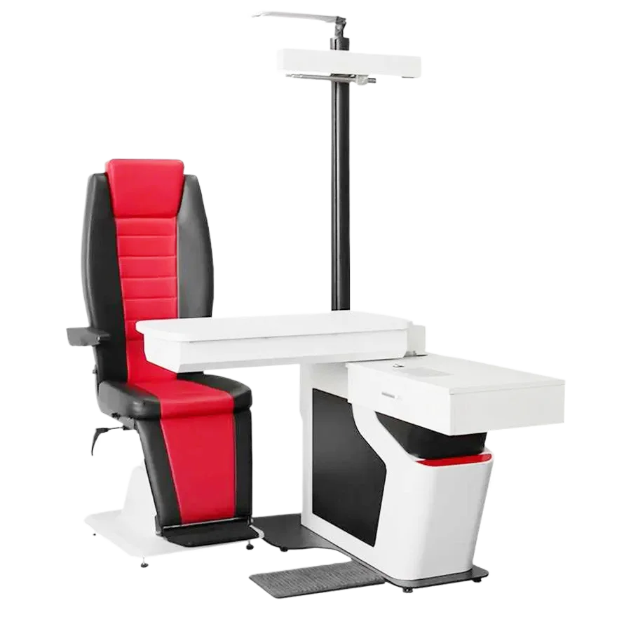 OU-1000 Automatic Ophthalmic Unit Electric Eye Examination Chair Table Ophthalmic Equipment with Wireless Control