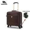 Brown luggage