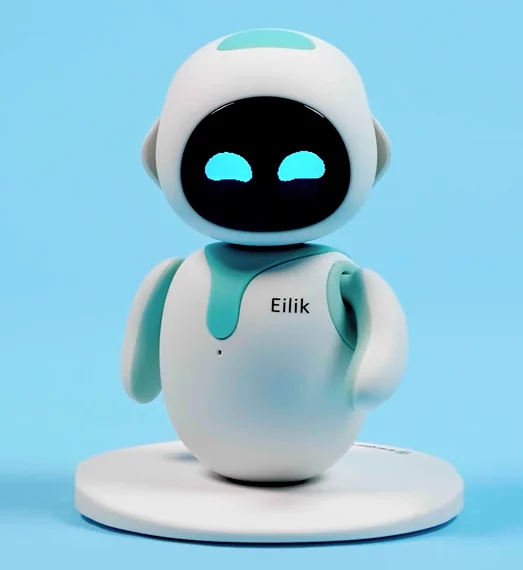 Cute Interactive Pink Eilik Robot Toy for Kids & Pets