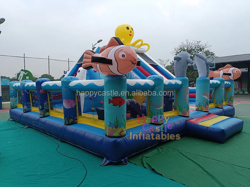 Pirate Ship Commercial Bounce House Inflatables Bouncer Combo ...