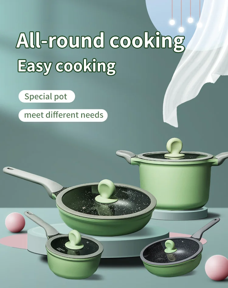 Multifunction High Quality Pot Sets Non Stick Aluminum Cooking Pot
