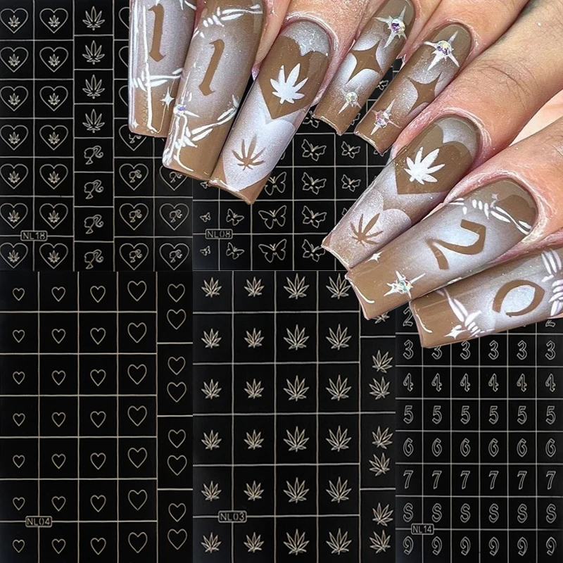Nail Airbrush Stencils Collection – Glam Goodies