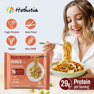 Non Fried High Protein Ramen Spicy Chicken Flavor 29g Protein Vegan Instant Noodles Healthy Choice