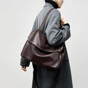 Wholesale Custom 2026 New Design Vintage Genuine Leather Shoulder Bag Fashion Luxury Handbag Tote Bag for Ladies Crossbody Bag