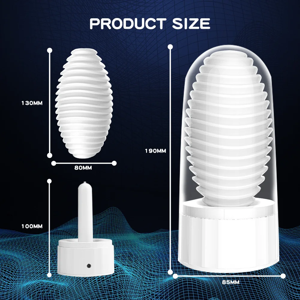 MELO Big Size Vibrations Masturbation Cup with Base Sucking Male  Masturbator Cup Artificial Vagina Real Pussy Sex Toy for Men