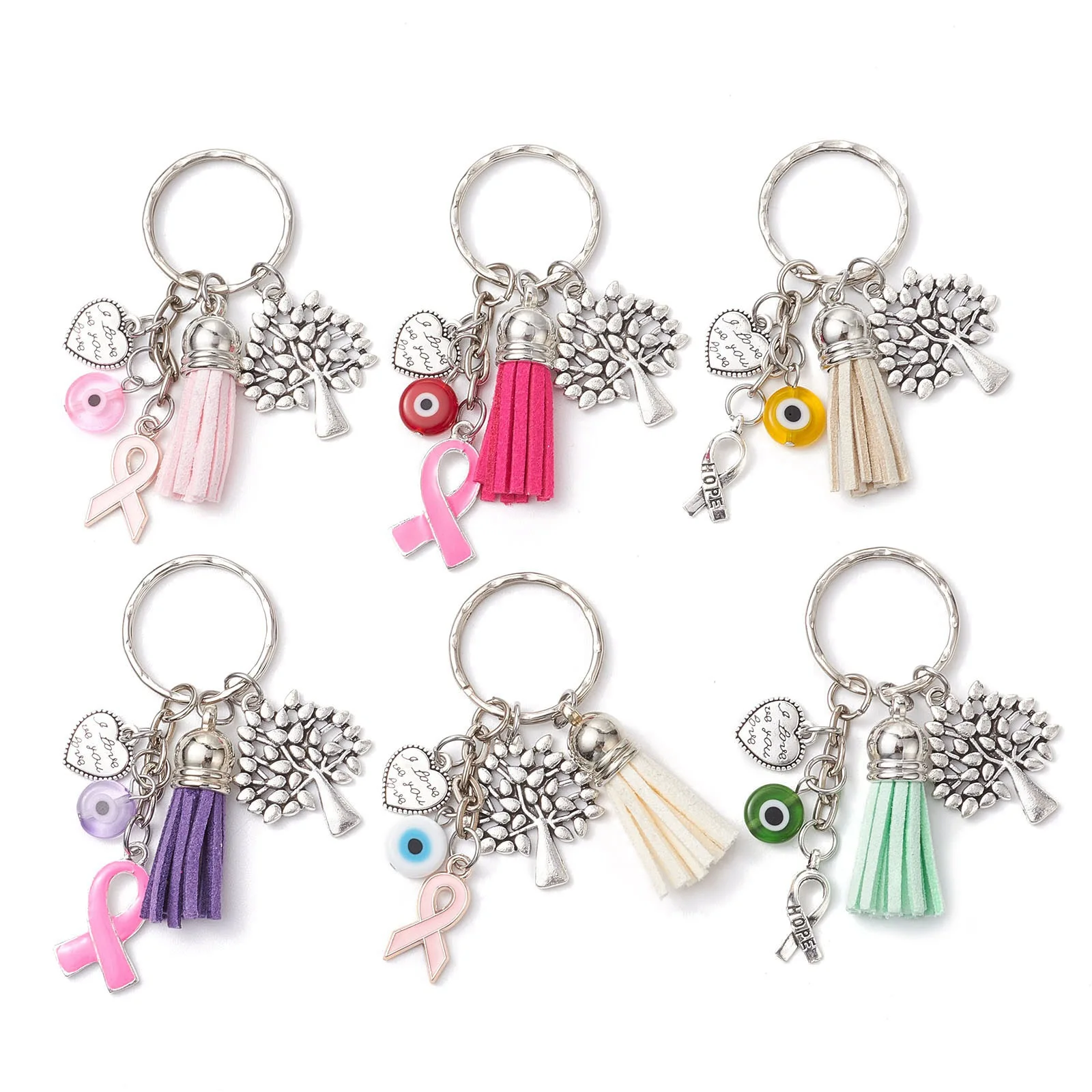 Shop Our Collection of Key Chains with Customizable Ribbons