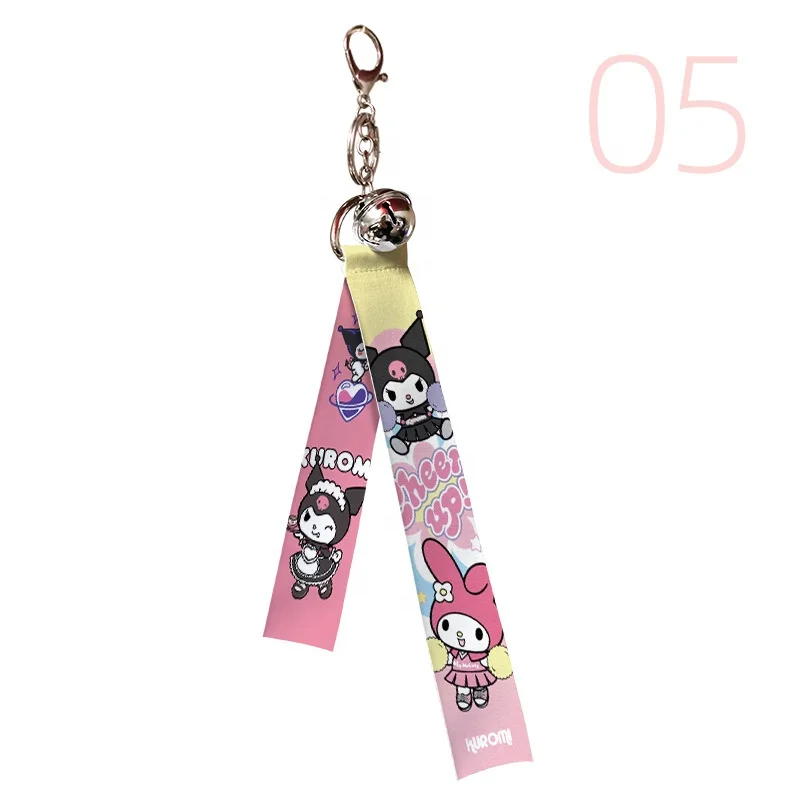 200 Deigns Anime Cute Designs:Anime Ribbon Keychains Bell Ribbon ...
