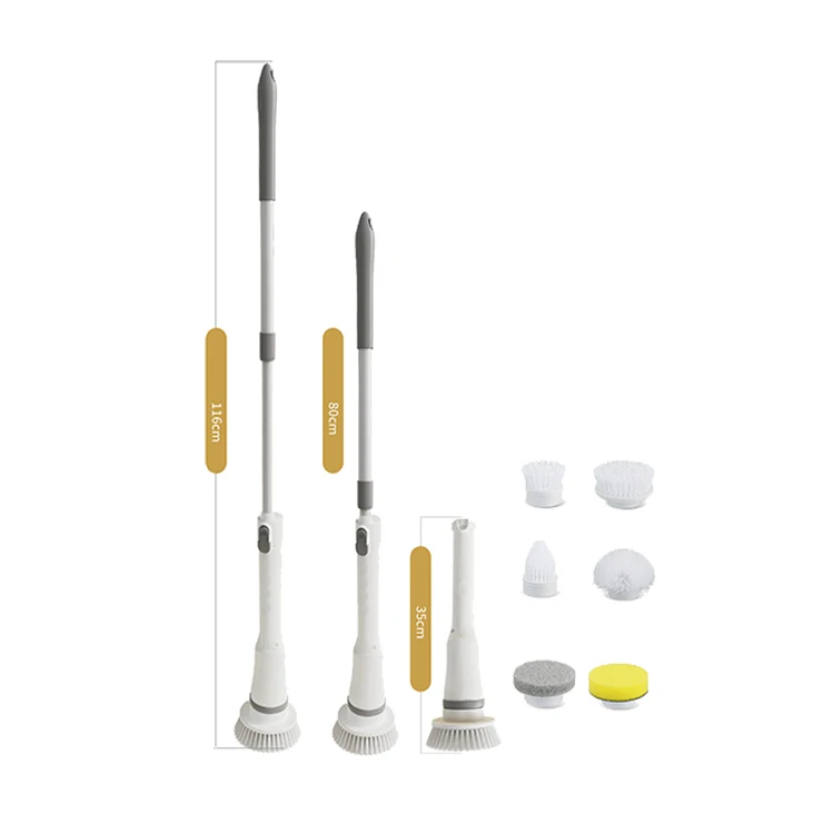 Multifunction Cleaning Appliances Electric Bathroom Cleaning Brush