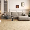 Right facing chaise+2Seaters(Camel)