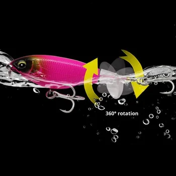 Metal Surface Tractor Lure Floating Pencil Propeller Bait 9cm/10g Long Cast Live Bait for Bass and Chub – Metal Jig – view 5