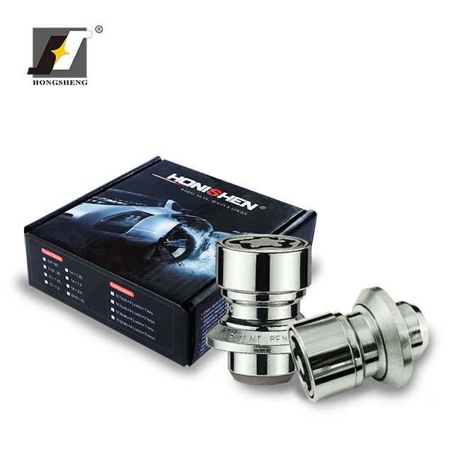 4 + 1 или 2 блистерная упаковка вращающаяся втулка противоугонная Автомобильная гайка для фиксации