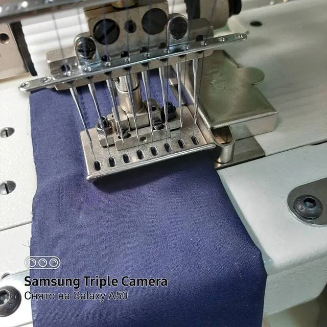 ZY-VC008 Zoyer Smocking Multi Needle 8 Needle Chain Stitch Sewing Machine for Waistbands Garment Factory