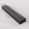 Pack de 4 planches souples en coton perlé noir de 80 cm de long