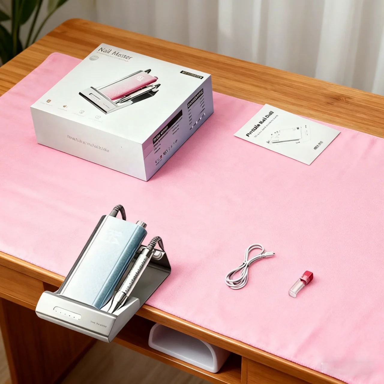 2025 New Style Fashion Rechargeable Portable Cordless Nail Drill Machine Acrylic Gel Polisher Brushless Motor for Nail Art Salon details