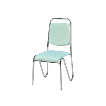 High Quality PU Leather Banquet Chair with Metal Frame Stackable for Home Office Apartment Park or Living Room Use