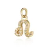 Golden leo-single pendant