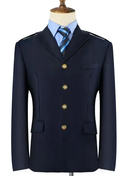 Latest Design Polyester and Rayon Security Guard and Train Conductor Uniforms for Railway Security Needs