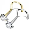 CZ-0009 PVD Gold 0.8*6*3mm