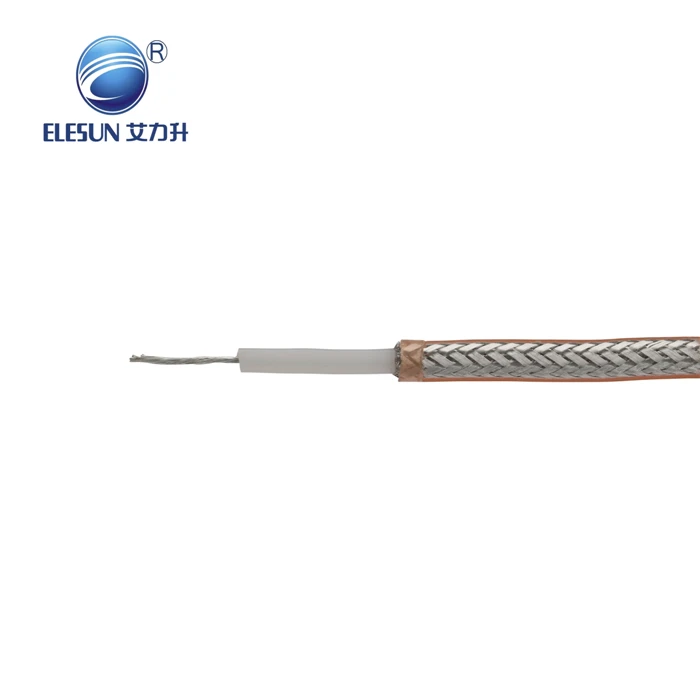 Military standard RG142 coaxial cable double braiding high temperature ptfe insulation and fep jacket