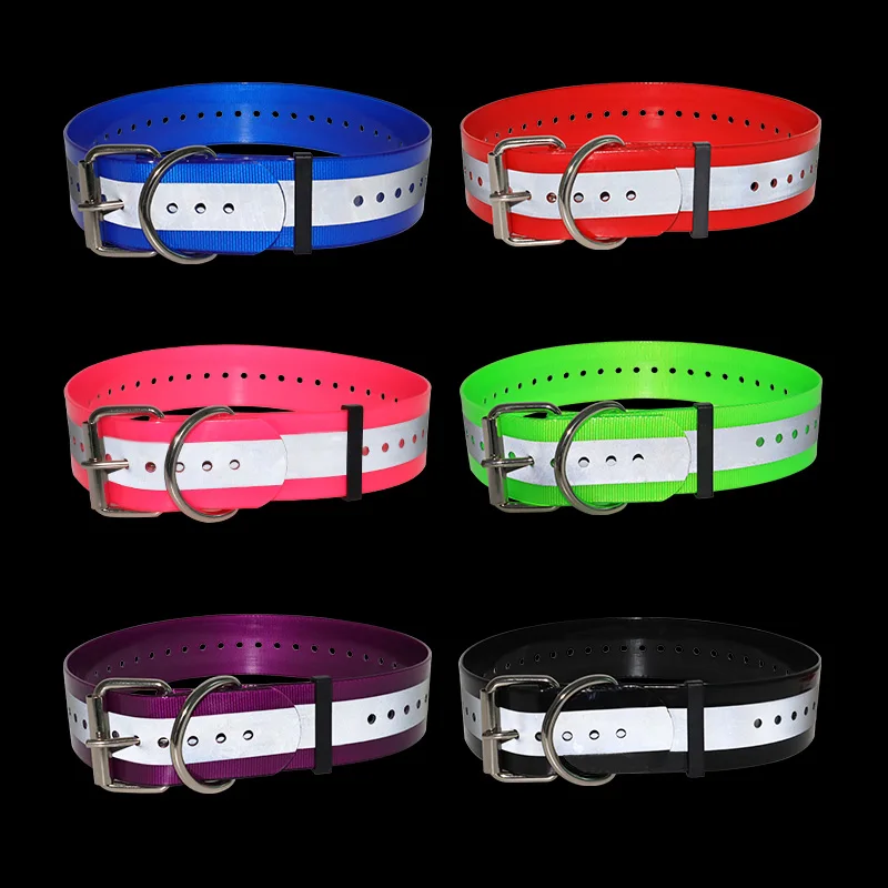 Custom Large Dog Pitbull Training Collar Reflective TPU-Coated Nylon Strong Breakaway Feature Durable Plastic Material Solid