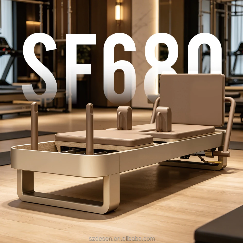Luxury Integrated Aluminum Portable Pilates Reformer High Stability Commercial product detail 2