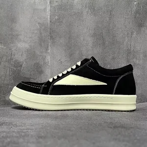 High Quality Men Women Designer Rikcy Round Toe Sneakers Sporty Mesh Breathable Lace-Up Black Chucky Shoes