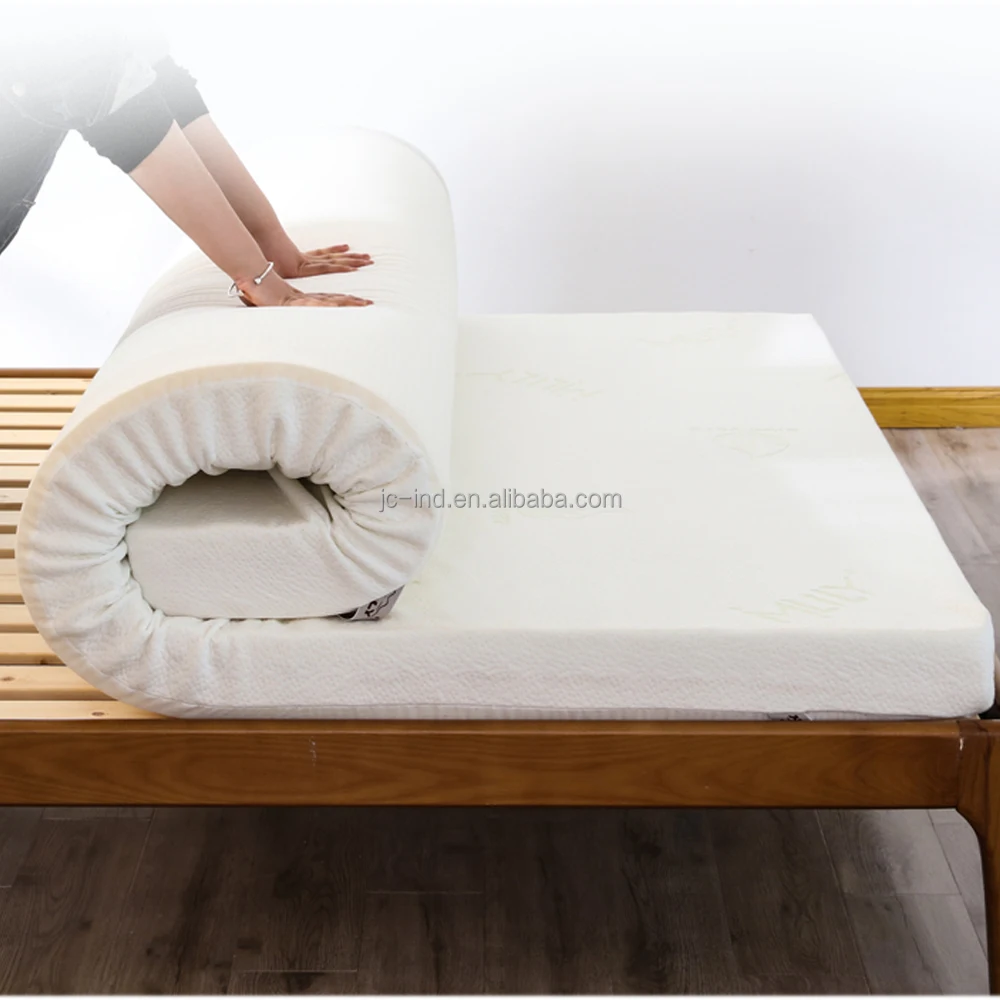 Soft Memory Foam Bed Mattress Topper With Removable Cover