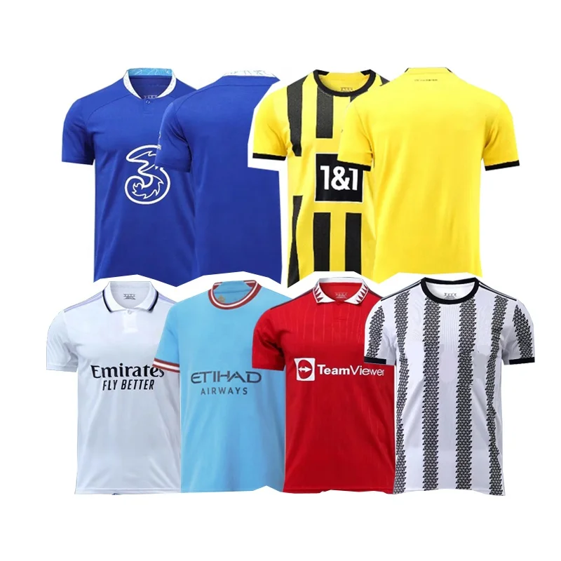 Source Wholesale Best Selling Team Uniform Football Jersey Full Kit Thai  Quality Soccer Jerseys 2022/23 Golden Soccer Wear on m.