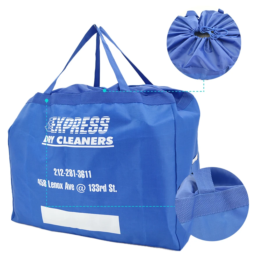 Laundry Bag Square Size Top Drawstring Closure Big Size 22"x17"x13" Buy Laundry Storage Hand