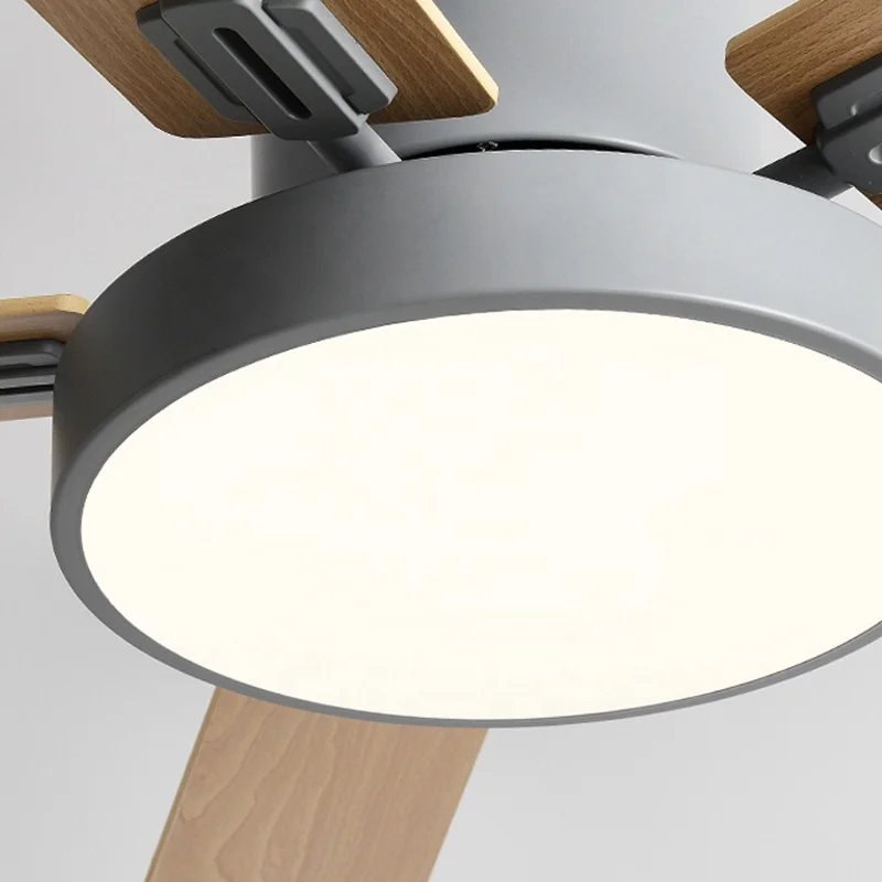 724B 42/52 дюймовый потолочный вентилятор с комплектом светильников с дистанционным управлением, 5 лезвий, вентилятор из МДФ