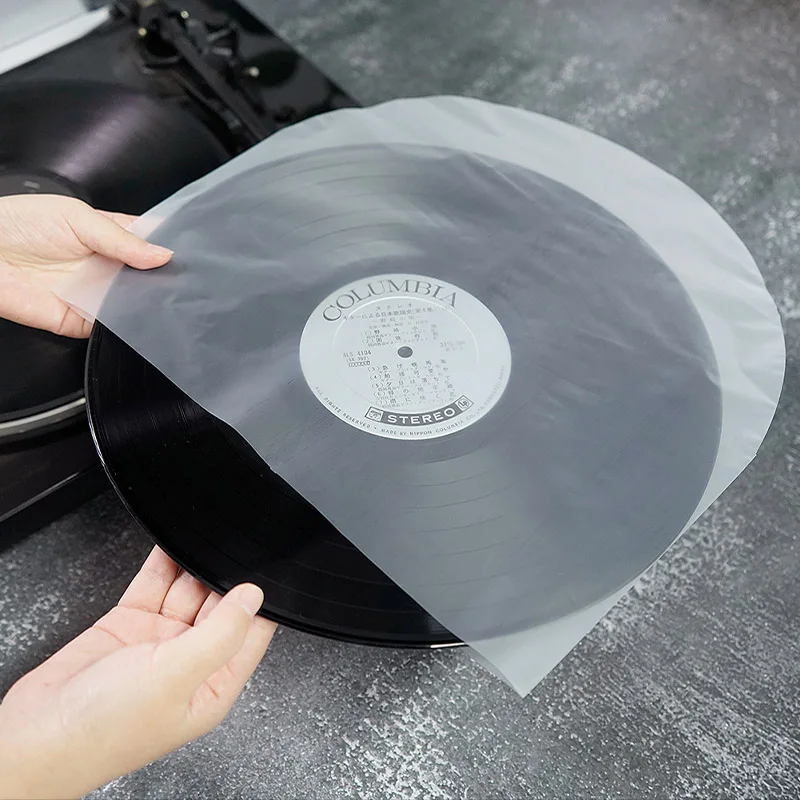 Vinyl Record Paper Inner Sleeves With Plastic Bag Insert Anti Static ...