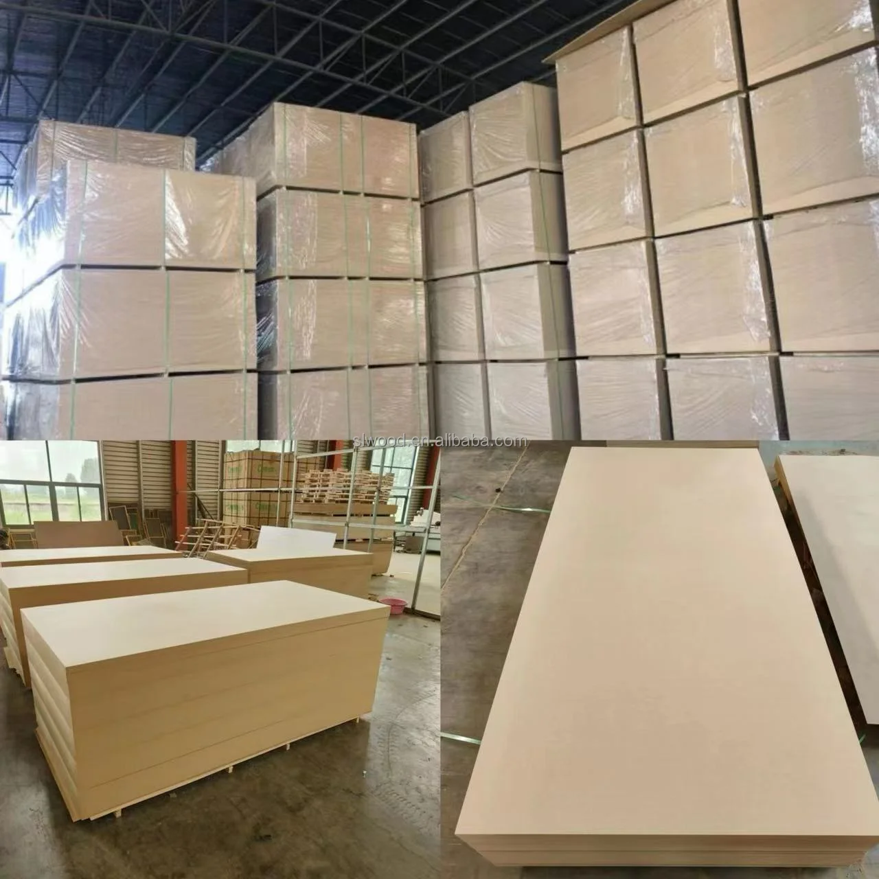 Linyi Factory 1220x2440mm 2100x2800nmm 3mm 18mm Raw Mdf Plain Mdf ...