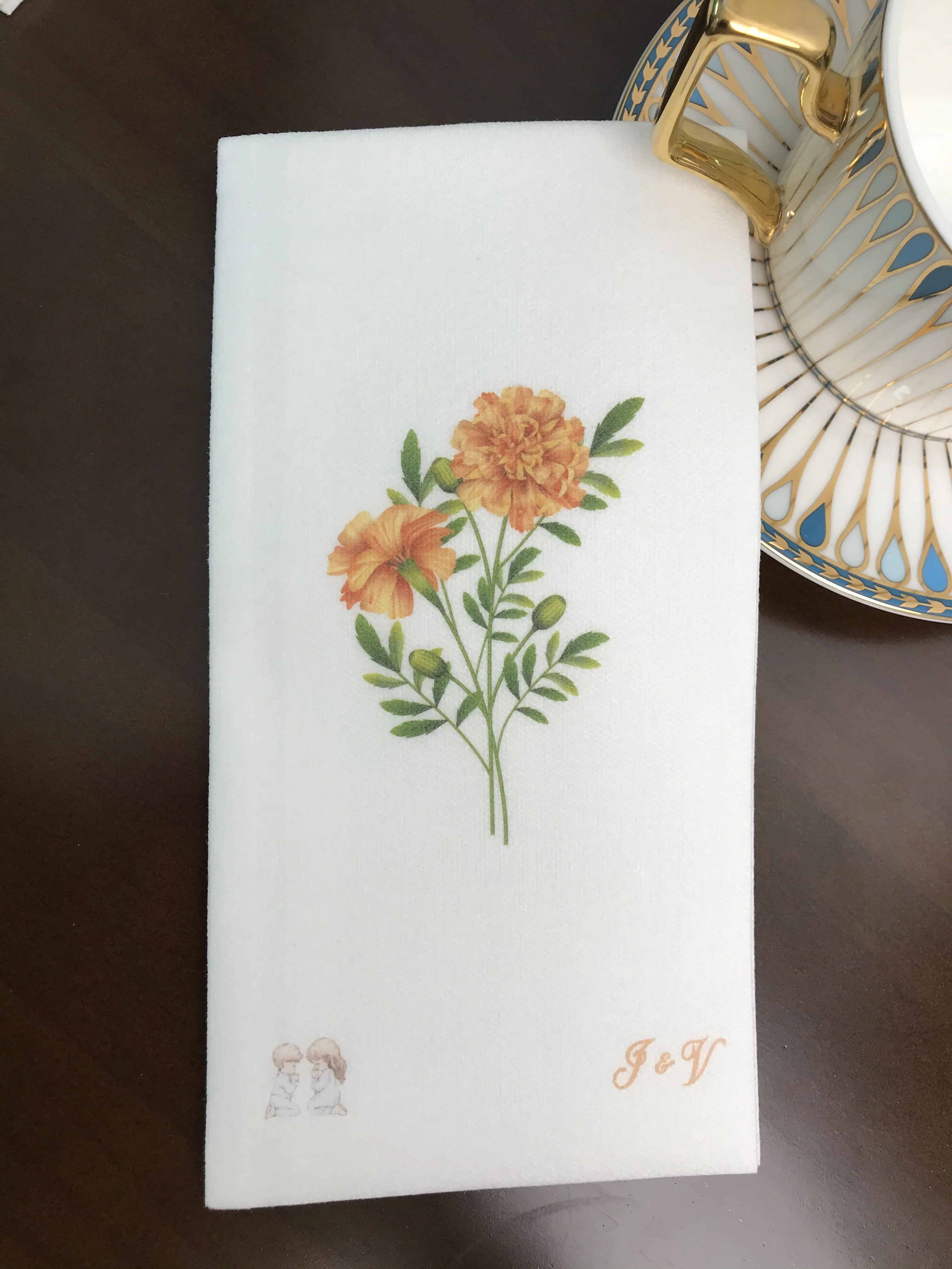 Biodegradable Food Safe Napkin Paper Serviette 1ply 2ply 3ply 4ply Custom Logo Printing Dinner Paper Napkin