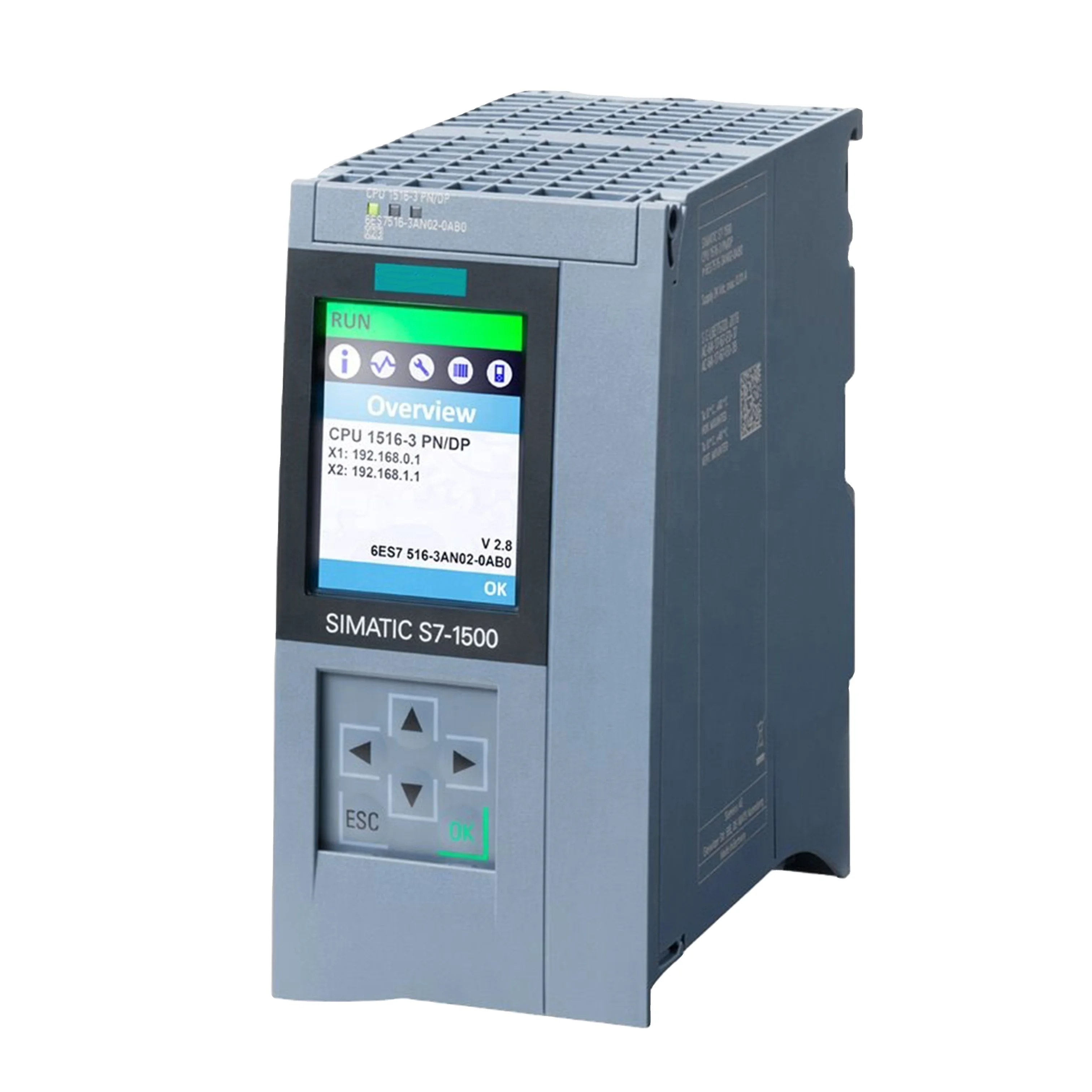 New Original 6ES7516-3AN02-0AB0 6ES7 516-3AN02-0AB0S7-1500 Central Processing Unit PLC Programming Stock in Warehouse