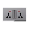 146 Double UN socket with Switch