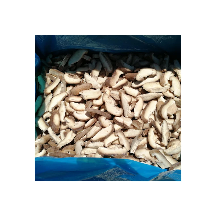 Wholesale hot selling IQF shiitake mushroom slice frozen sliced shiitake mushroom