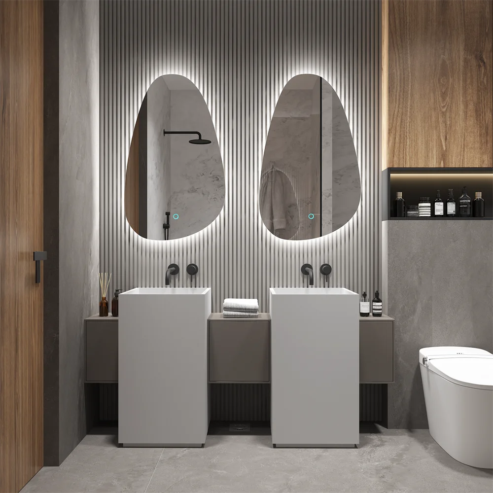 led light mirror touch sensor switch