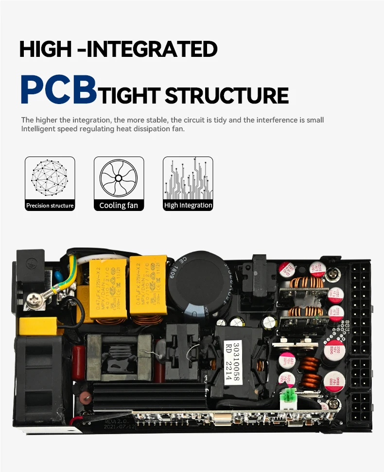 Lianli 1u Flex Psu 500w 650w 750w Psu Atx Power Supply Highpower