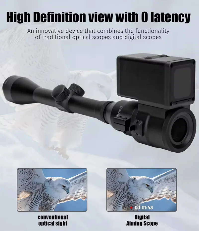 New 1920HD Scope Action Camera Recorder Diversion Game Cam DVC-45 Scope Sider Camera Tactical Scopecam Video Recorders