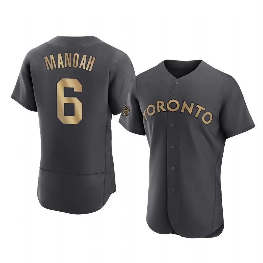 Men Toronto Blue Jay Alek Manoah Charcoal 2022 All-star Baseball Jersey -  Buy Blue Jay Jersey,Alek Manoah Jersey,Baseball Jersey Product on