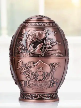 Custom Fish Automatic Toothpick Dispenser Egg Toothpick Holder Box Creative Home Decor National Characteristics Metal Alloy