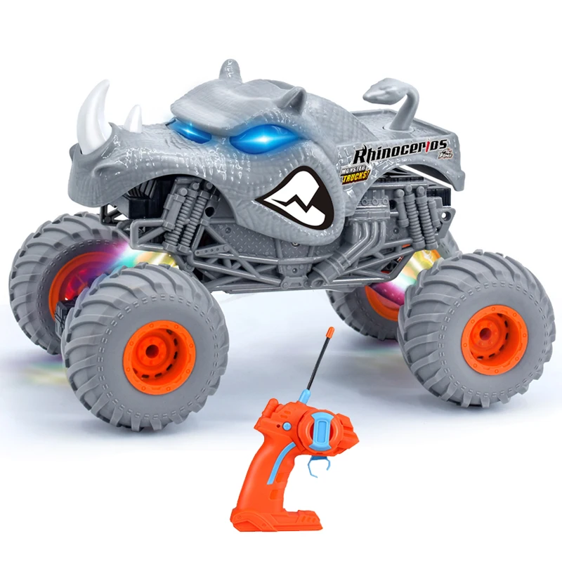 RC Monster Truck Shark Dinosaur Car Ghz Stunt Toy