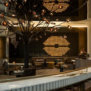 Artistic Designer Coffee Shop Interior Design Modeling Light Combination Indoor Decorative Wall Lighting