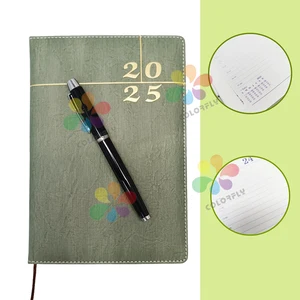 Custom Design A5 Printing PU Notebook 2026 Wholesale Hardcover NoteBook Diary Business Gift Writing Note Book for Student