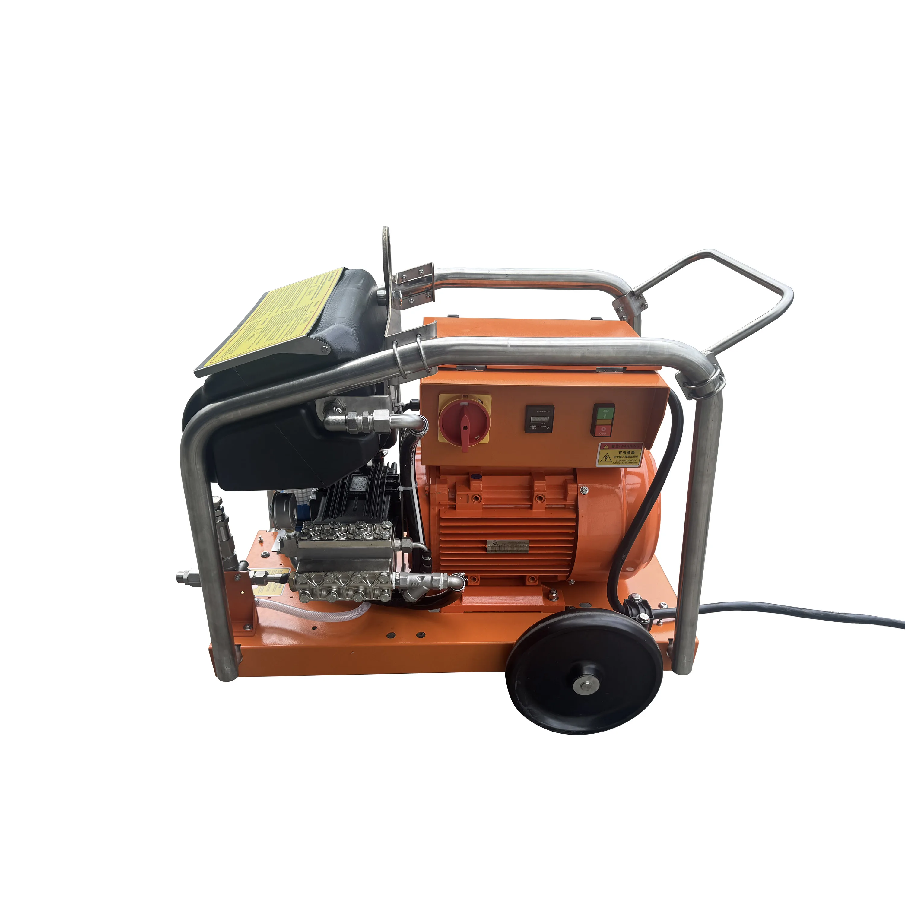 440V/60Hz 18kW 500bar 7250psi 18L/min Ship Deck Cleaning, Building Cleaning High-pressure Washer for rust Removal and Deburring