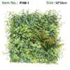 Mixed Natural Grass Fern Yellow Flower Grass Wall Panel